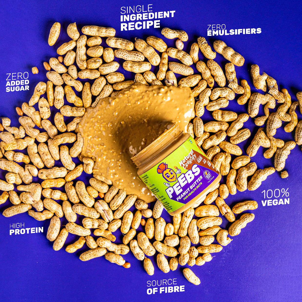 PEEBS Natural Peanut Butter - Crunchy